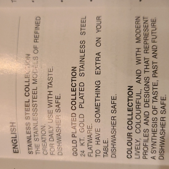 EME 4 Piece 24 kt. Gold Plated Stainless Steel Flatware Spreader Set - Picture 7 of 8